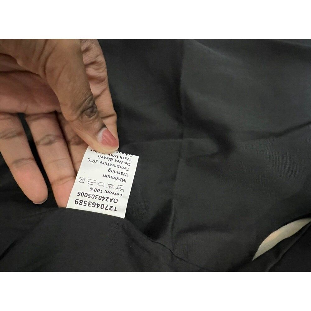 Commense NWT XS Black Cotton Two Piece Vest Pant Set Old Money Minimalist Chic - Picture 7 of 12